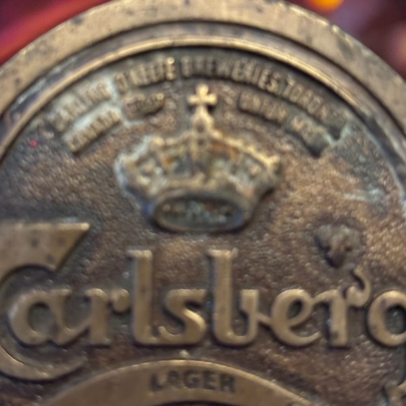 1978 Vintage Carlsberg Beer Belt Buckle/Bottle Opener. - Picture 4 of 11